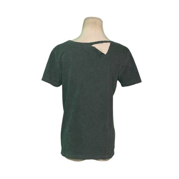 n:Philantropy gray short sleeves distressed lovely t shirt size Small - Picture 7 of 12